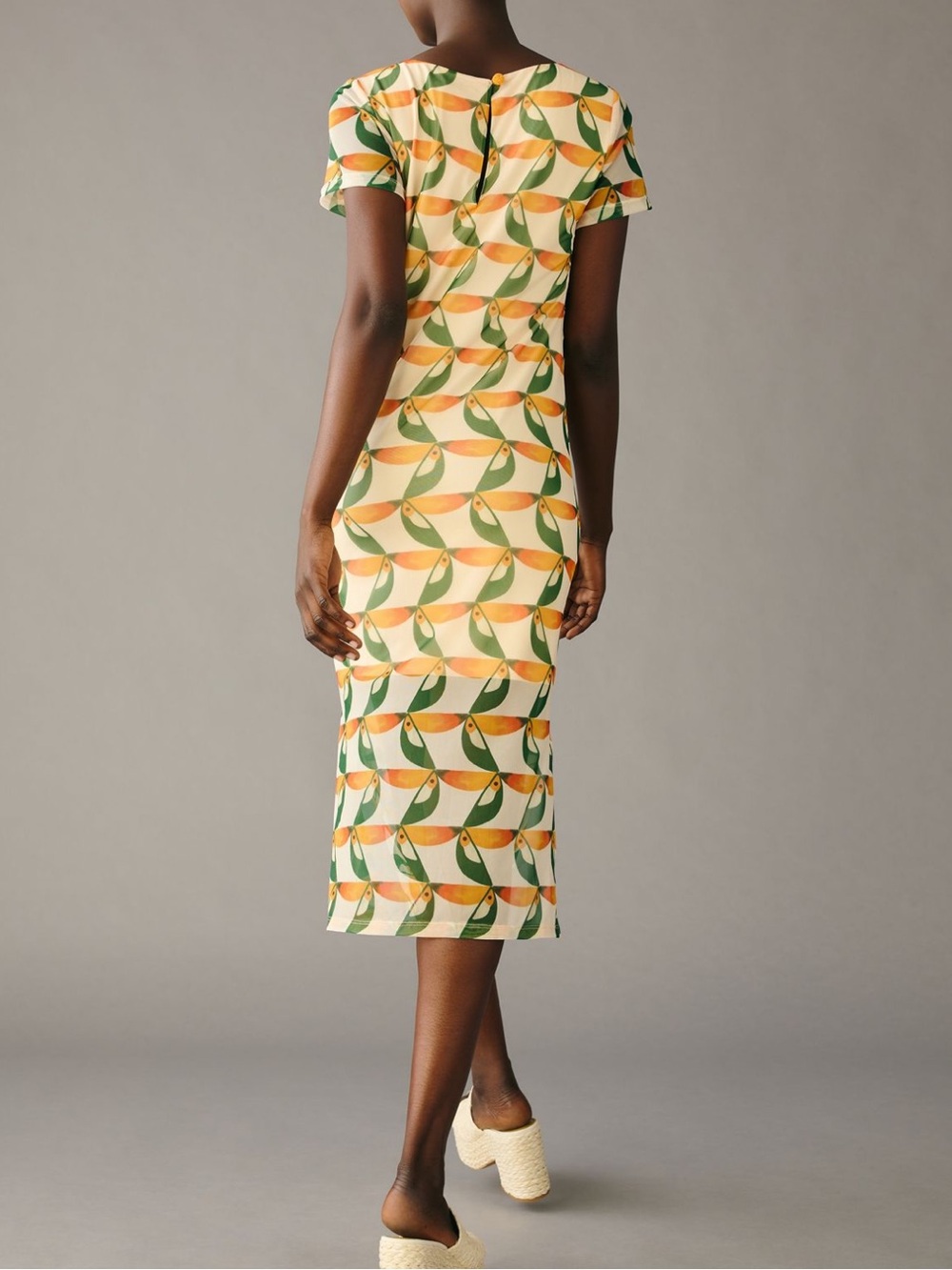 Farm Rio Printed Mesh Dress - Picture 4 of 6